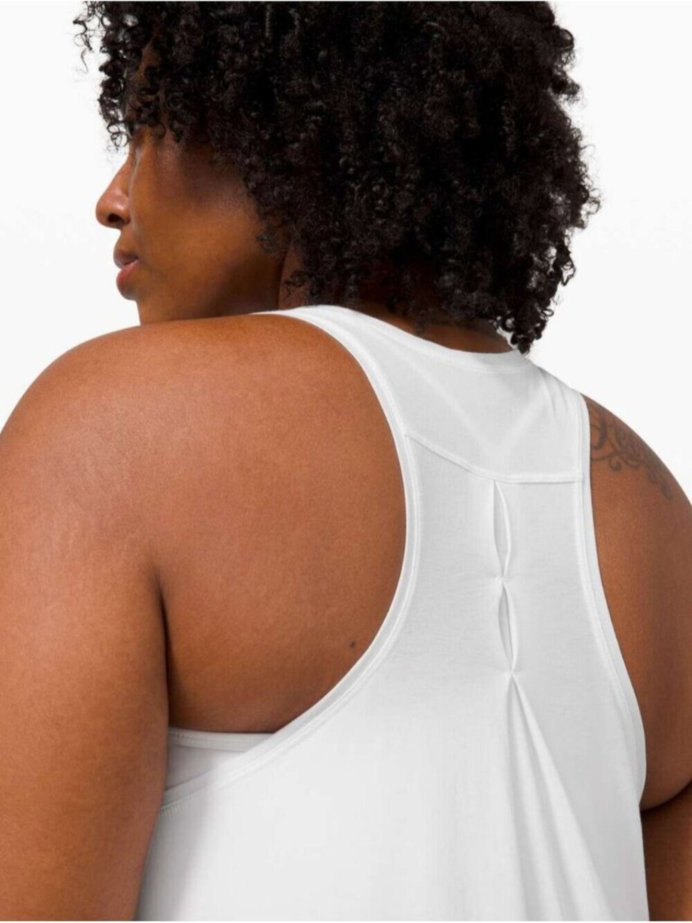 Lululemon Love Tank *Pleated White - Picture 4 of 8
